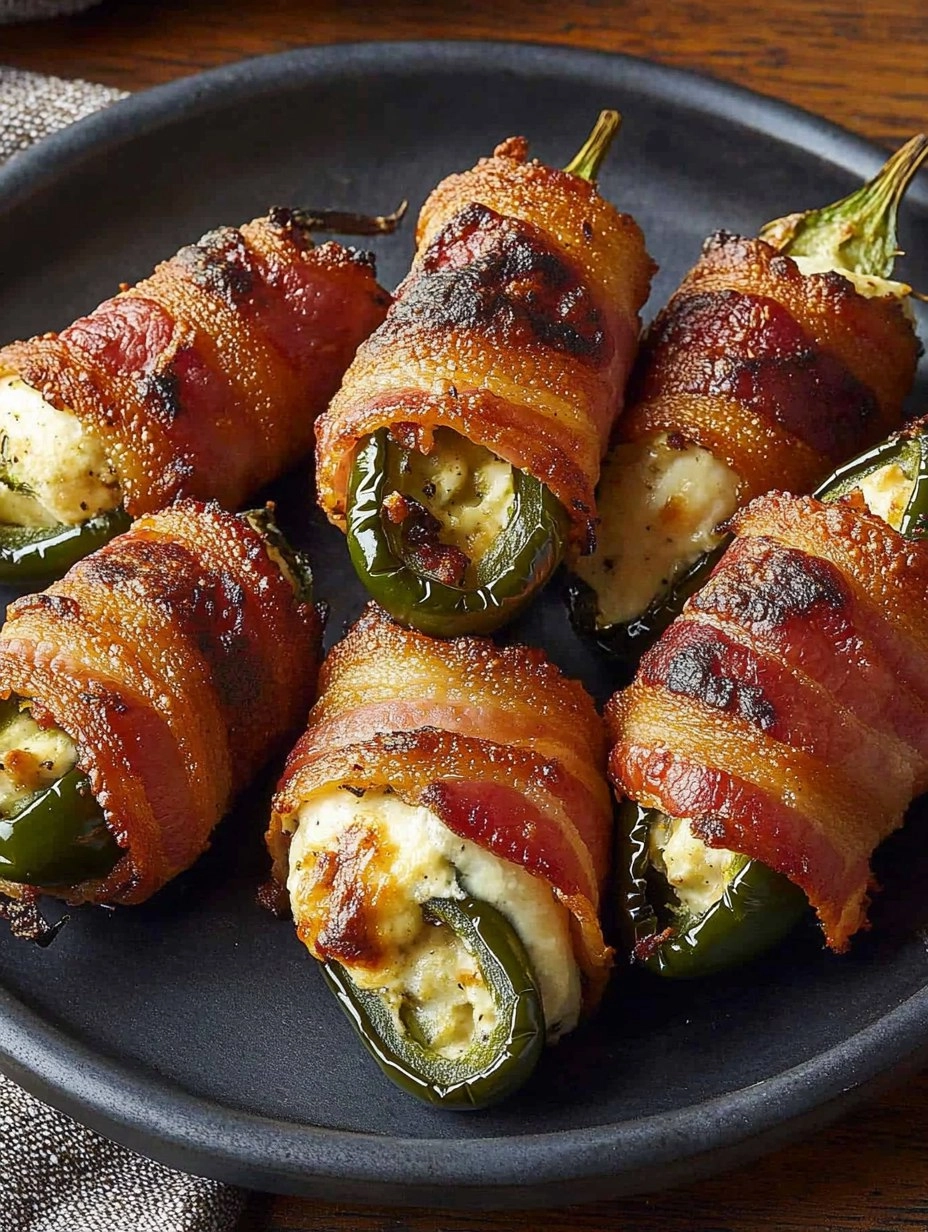 Bacon-Wrapped Jalapeño Poppers