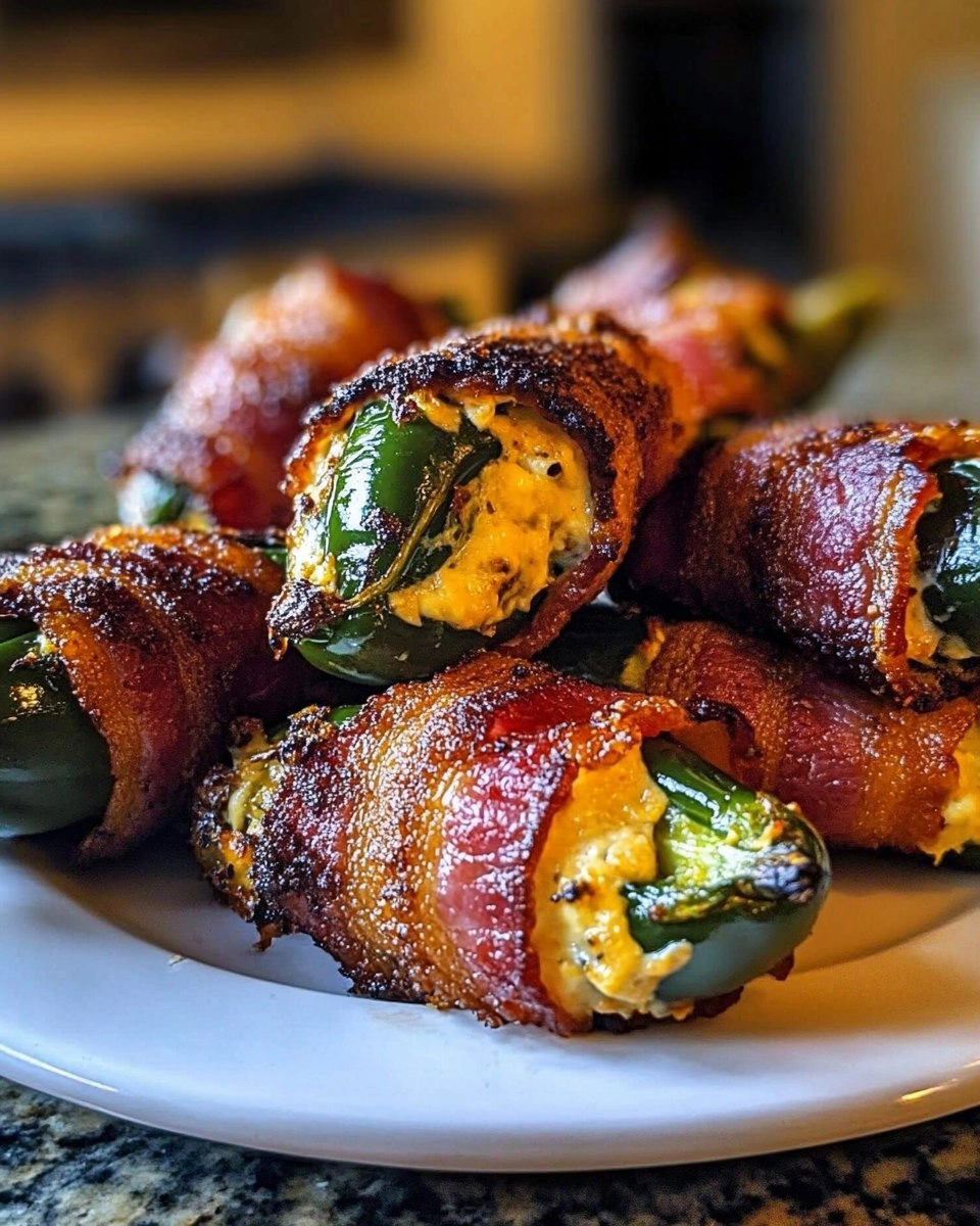 Bacon-Wrapped Jalapeño Poppers