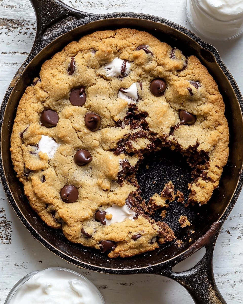 Chewy Gooey Chocolate Chip Skillet Cookie 107 Chewy Gooey Chocolate Chip Skillet Cookie
