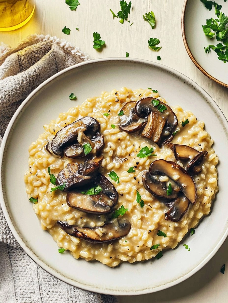 Creamy Mushroom Risotto 96 Creamy Mushroom Risotto