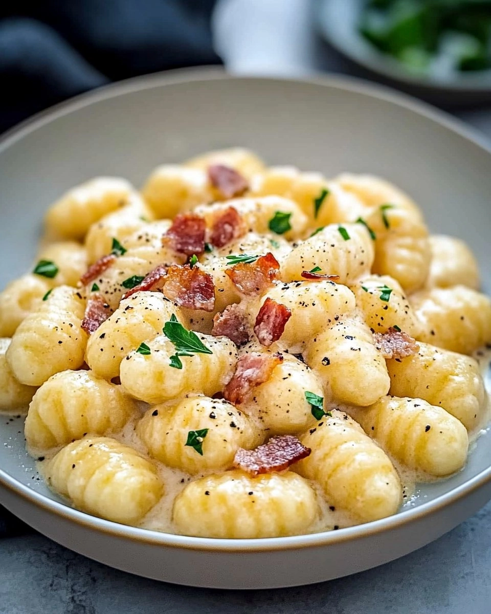 Creamy Pancetta Gnocchi 