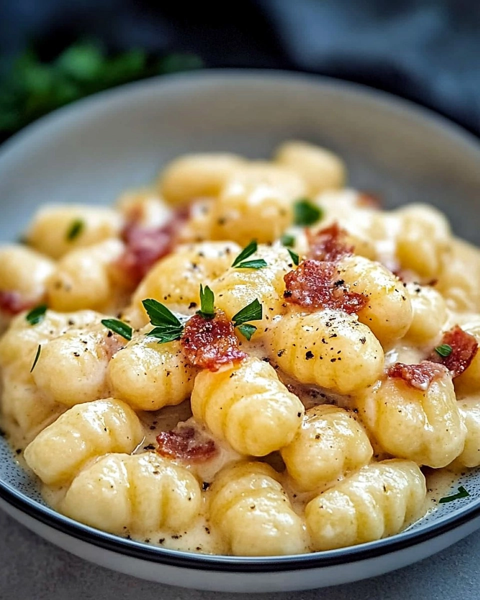 Creamy Pancetta Gnocchi 