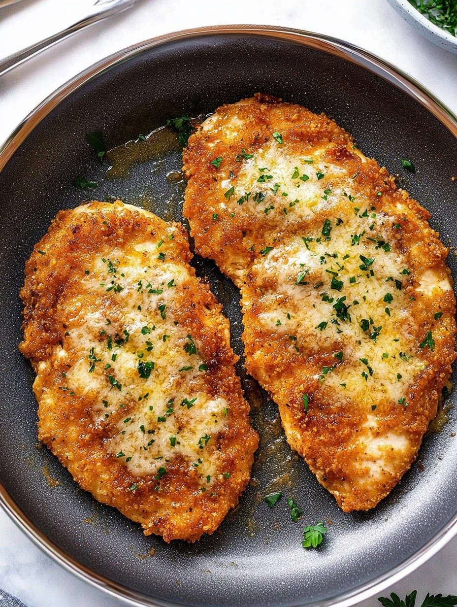 Easy Chicken Parmesan | Crispy Pan-Fried Chicken Breast