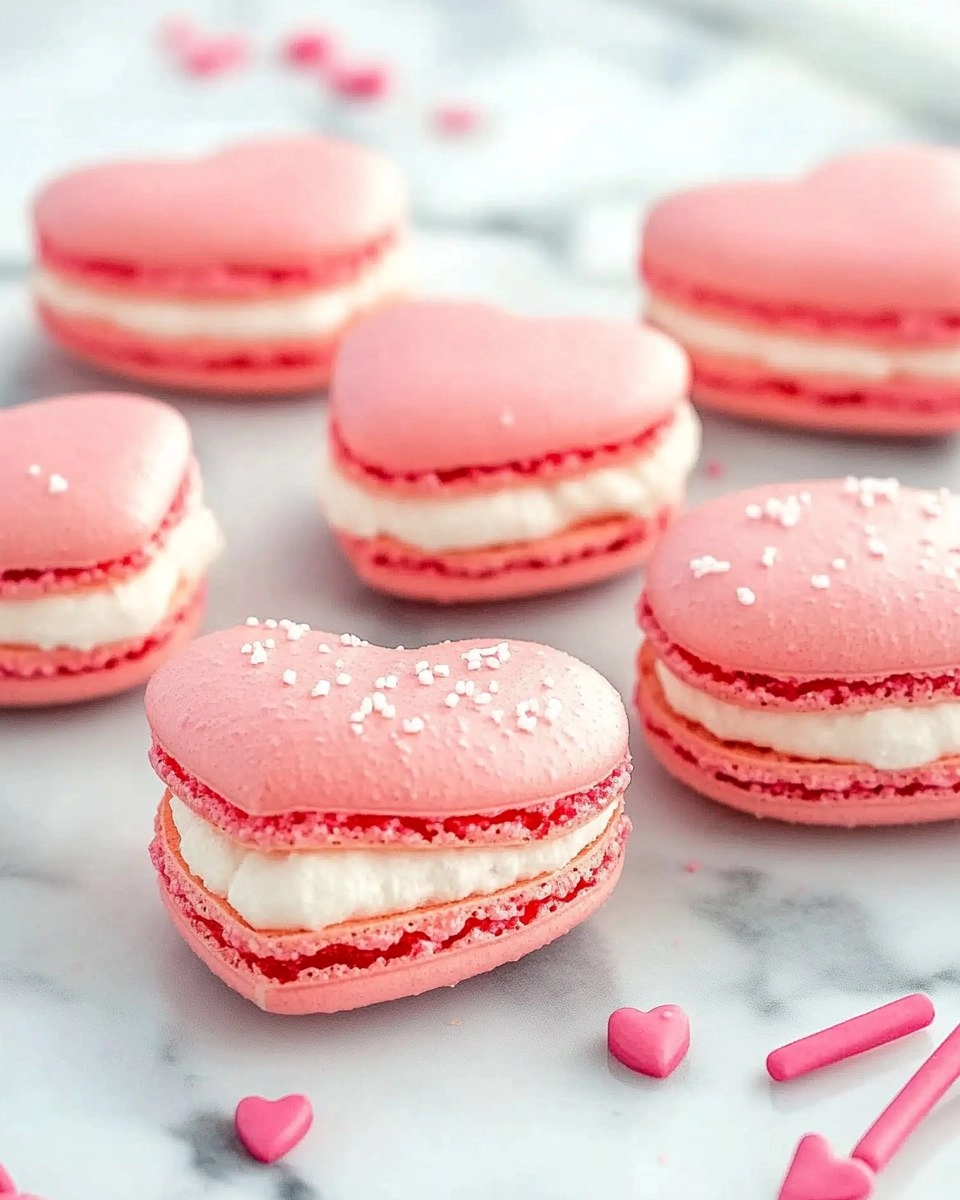 Galentine’s Brunch Foods : Heart-Shaped Macarons 125 Galentine’s Brunch Foods : Heart-Shaped Macarons