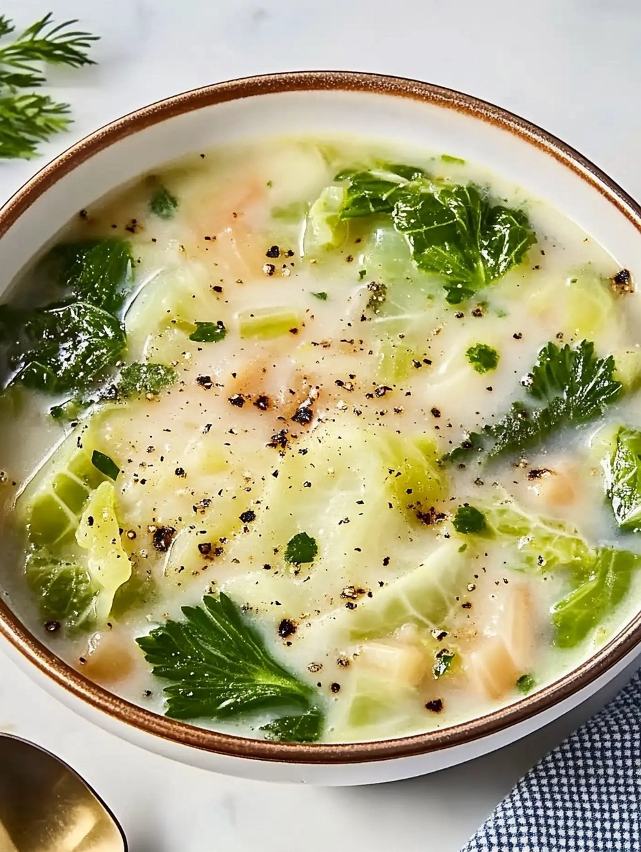 Garlicky Cabbage Soup 111 Garlicky Cabbage Soup