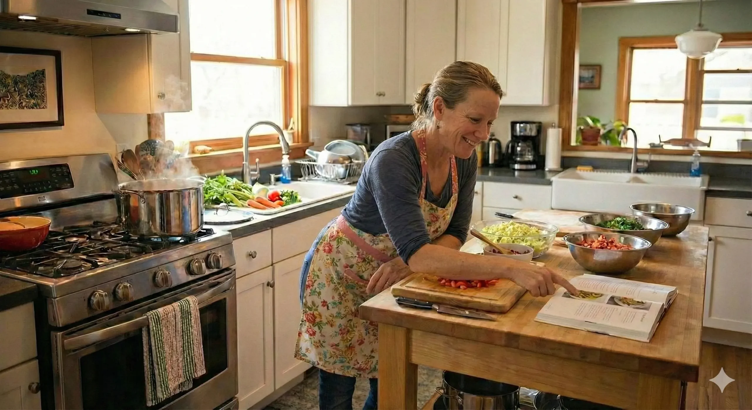 Fresh ingredients on a table