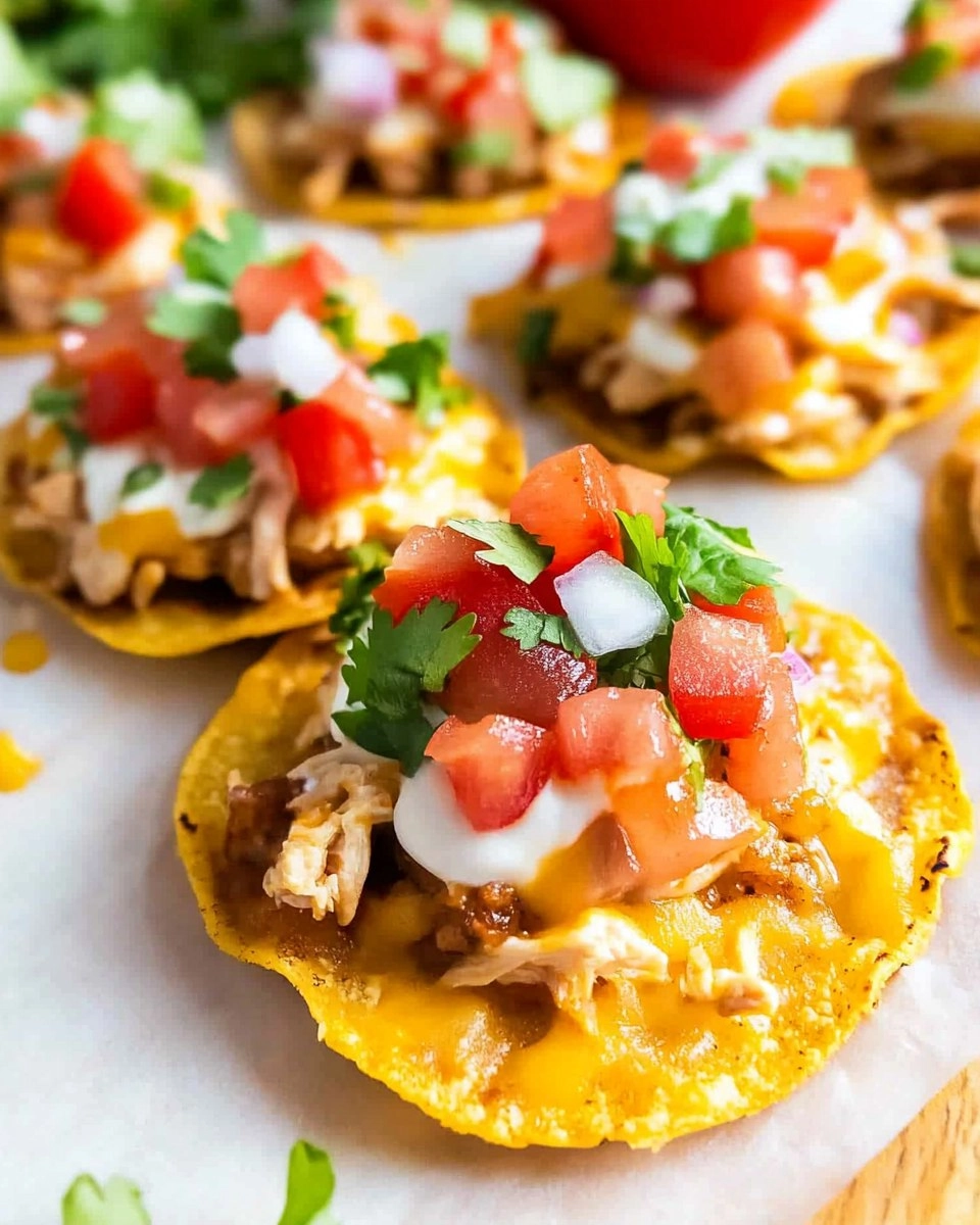 Mini Chicken Tostadas 85 Mini Chicken Tostadas