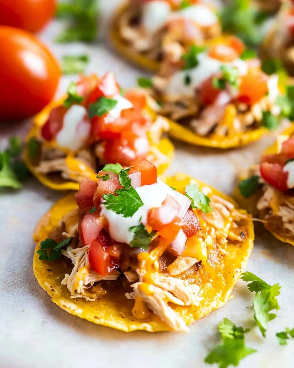 Mini Chicken Tostadas 87 Mini Chicken Tostadas