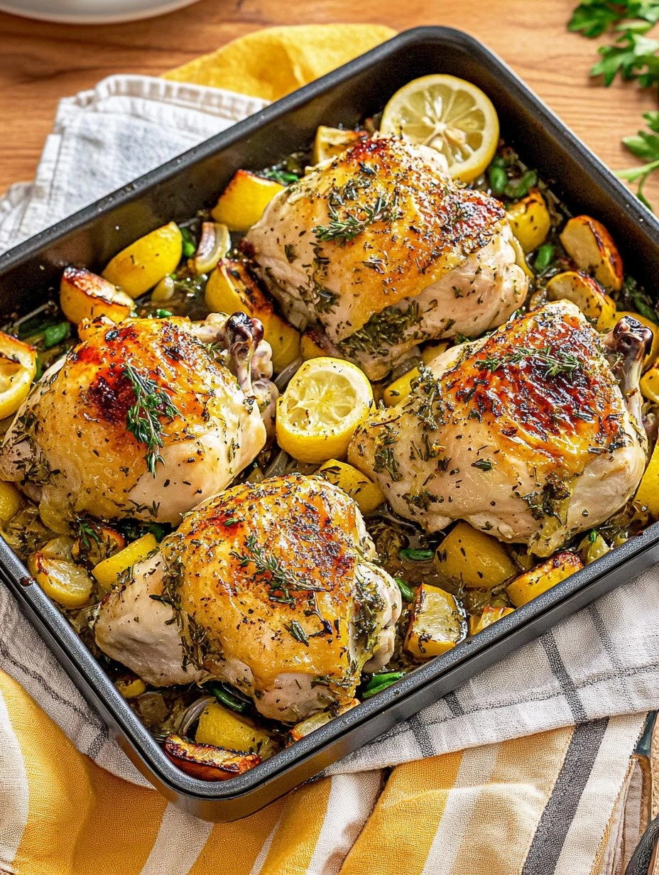One-Pan Lemon Herb Roasted Chicken 106 One-Pan Lemon Herb Roasted Chicken