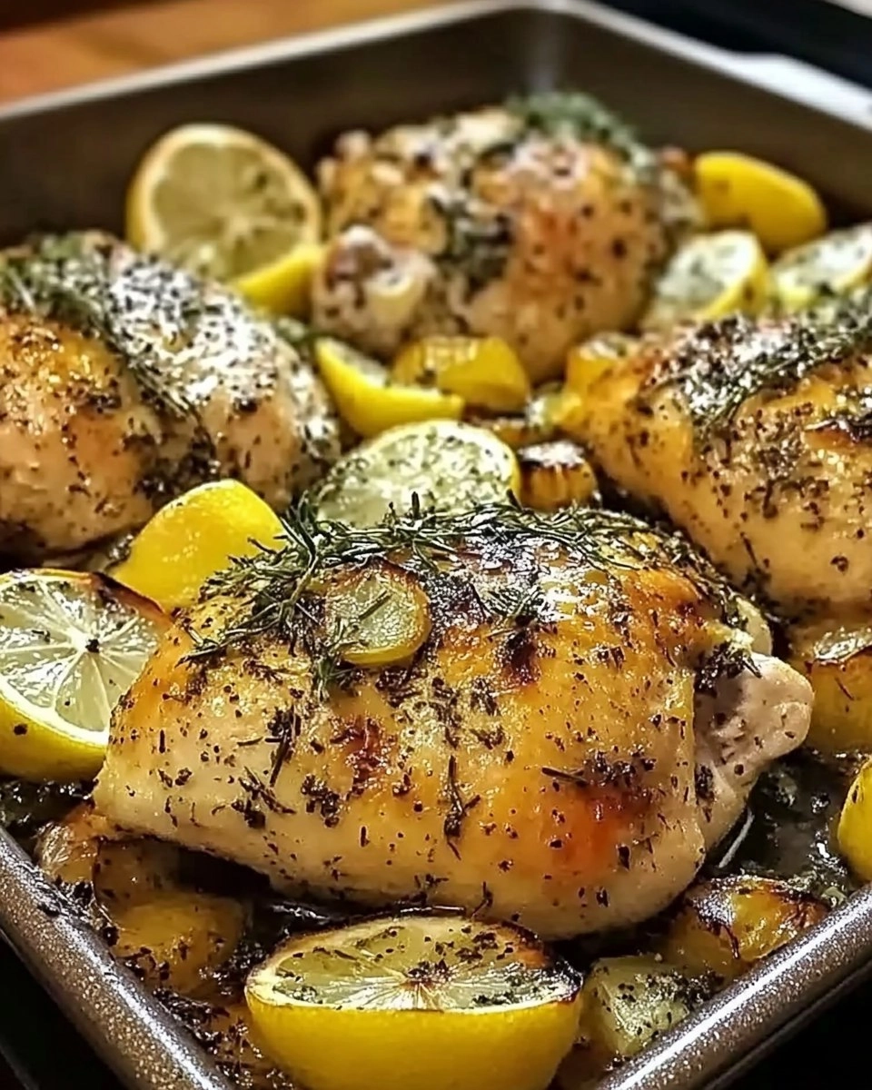 One-Pan Lemon Herb Roasted Chicken 107 One-Pan Lemon Herb Roasted Chicken