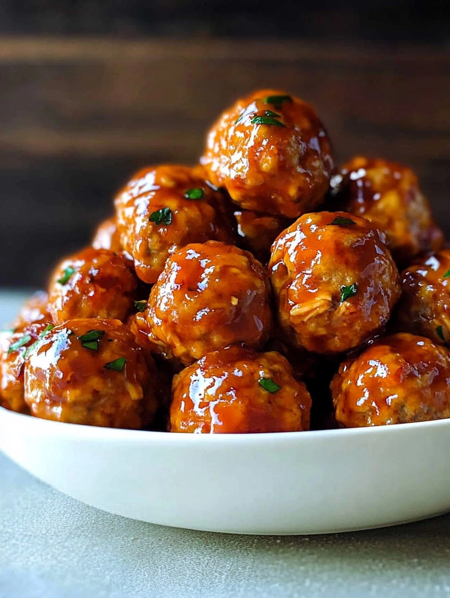 Orange Chicken Meatballs 