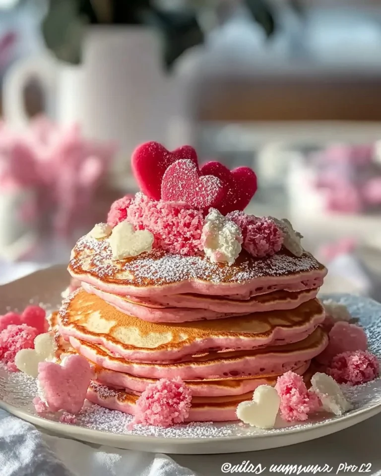 Romantic-Brunch-Ideas-Pink-Pancakes-Recipe
