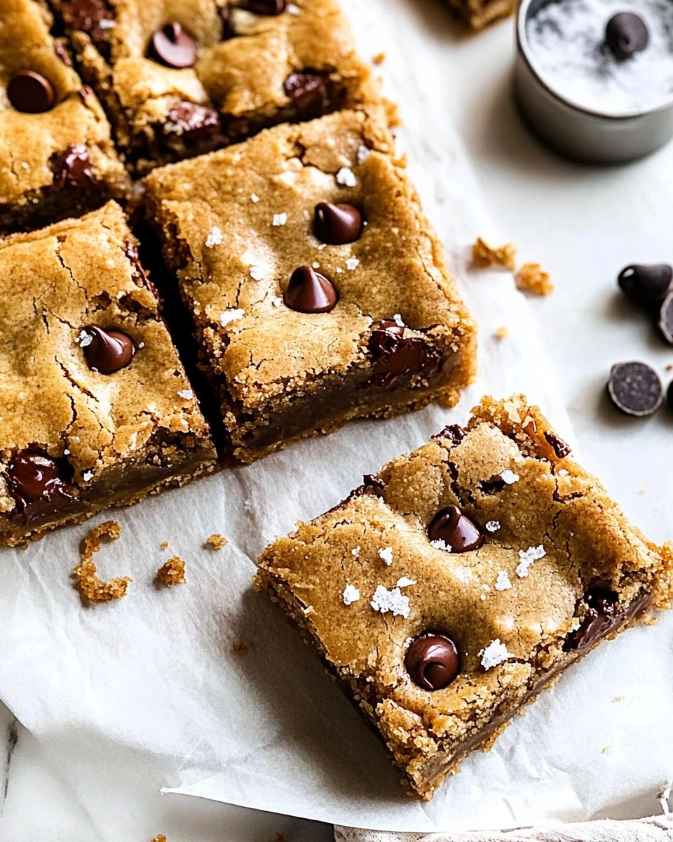 Salted Brown Butter Chocolate Chip Cookie Bars 102 Salted Brown Butter Chocolate Chip Cookie Bars