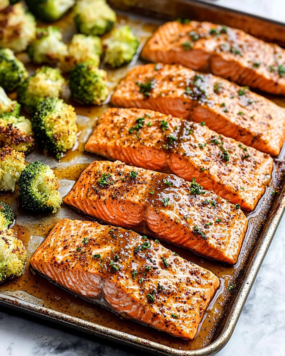 Sheet-Pan Honey Mustard Salmon
