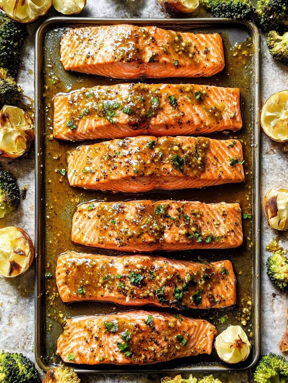 Sheet-Pan Honey Mustard Salmon