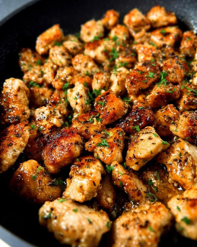 15-Minute-Garlic-Butter-Chicken-Bites-Easy-One-Pan-Recipe