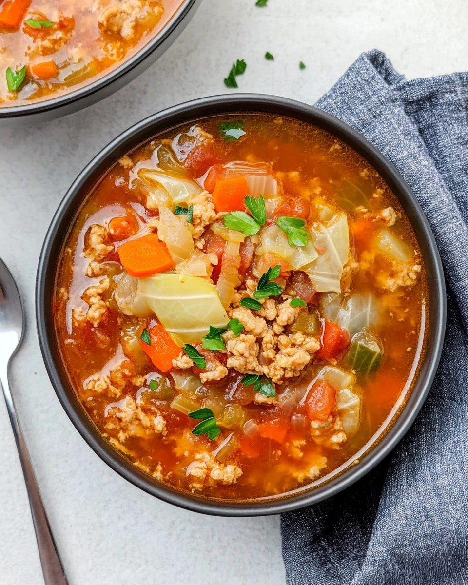 Cabbage Roll Soup (All the Flavor, No Rolling)