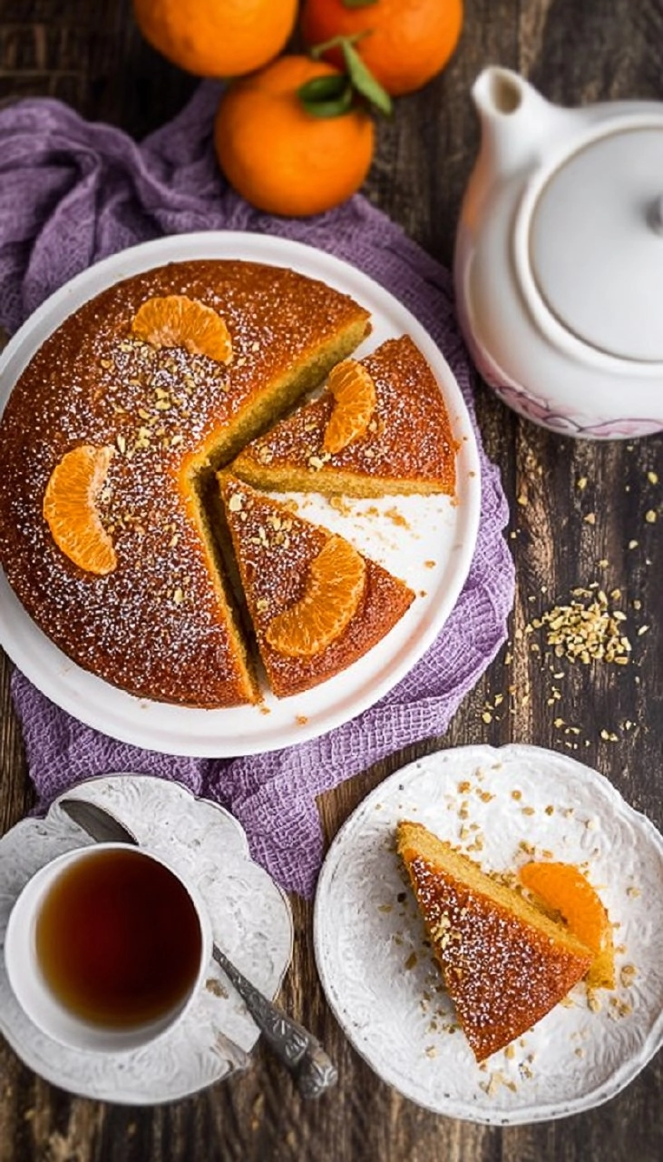 Clementine & Almond Flour Tea Cake (Naturally Gluten-Free)