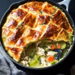 Cozy-Chicken-Pot-Pie-with-Leeks-Thyme-Skillet-Version-Recipe