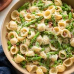 Creamy Lemon Asparagus Pasta with Peas & Parmesan 133 Creamy-Lemon-Asparagus-Pasta-with-Peas-Parmesan-Recipe