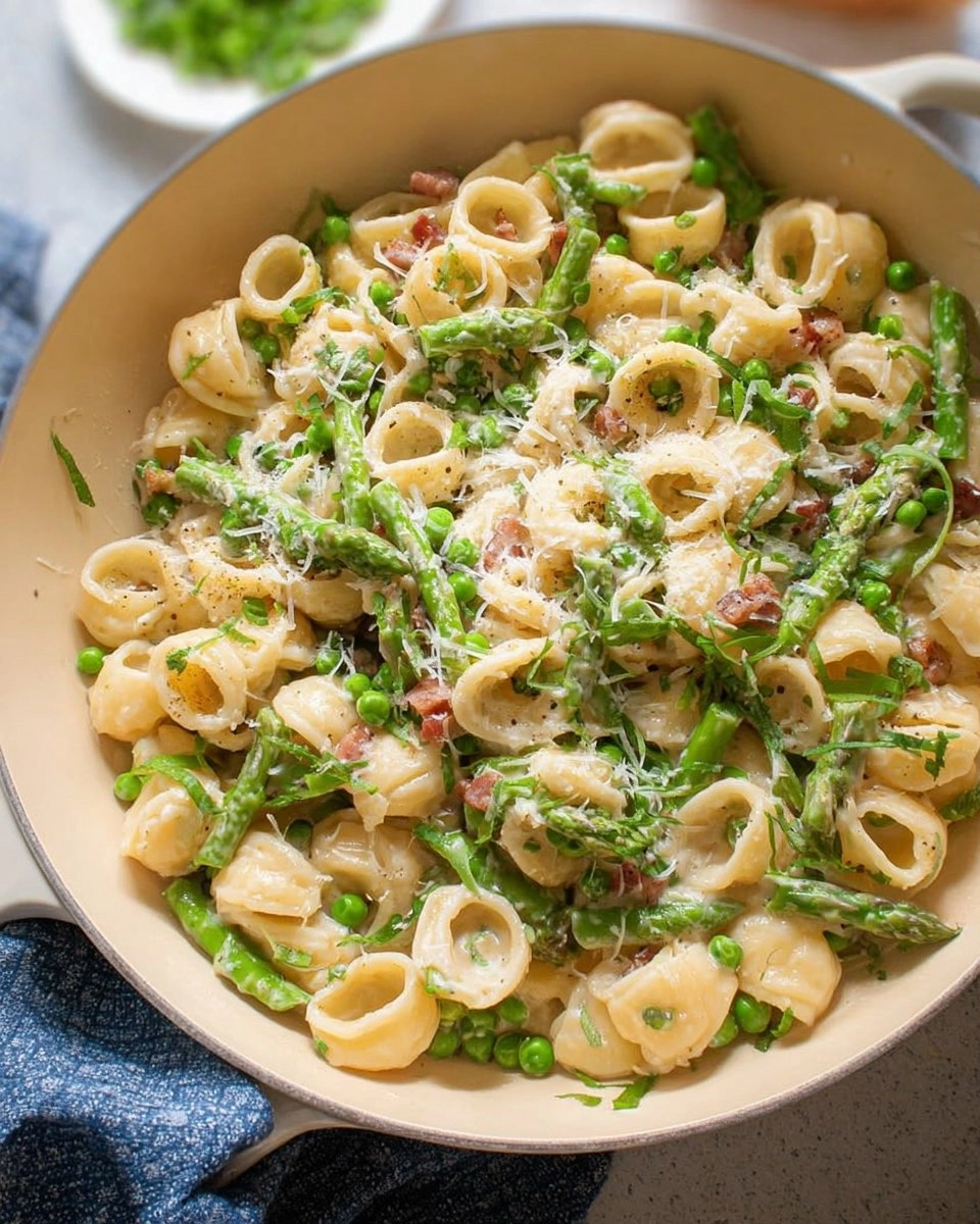 Creamy Lemon Asparagus Pasta with Peas & Parmesan 132 Creamy Lemon Asparagus Pasta with Peas & Parmesan