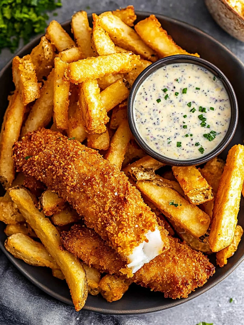 Crispy Baked Fish & Chips with Tartar Sauce 151 Crispy Baked Fish & Chips with Tartar Sauce