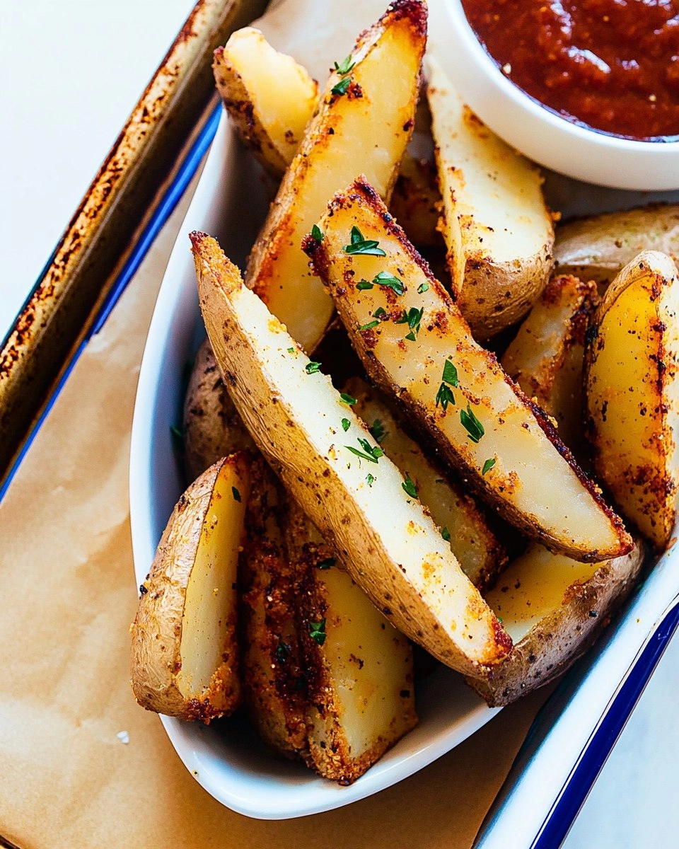 Crispy Oven-Baked Potato Wedges (Pub Style) 87 Crispy Oven-Baked Potato Wedges (Pub Style)