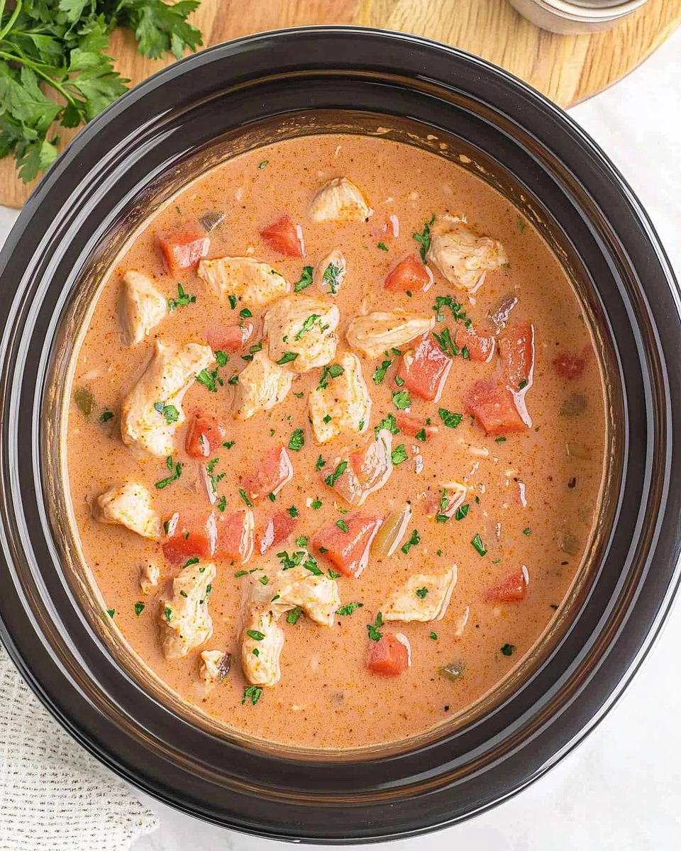 Crockpot Chicken Paprikash