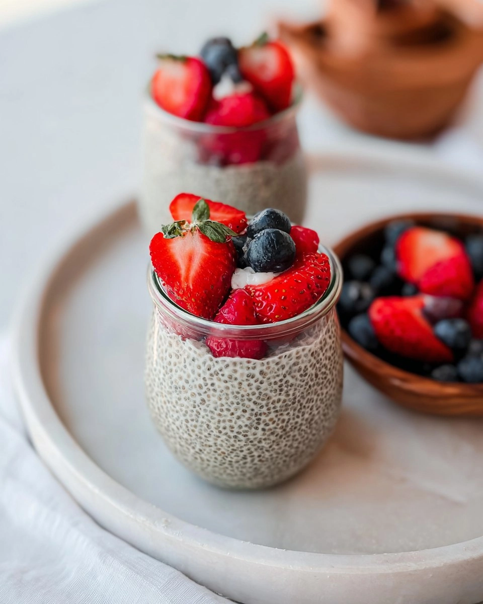 Easy Chia Pudding Valentine