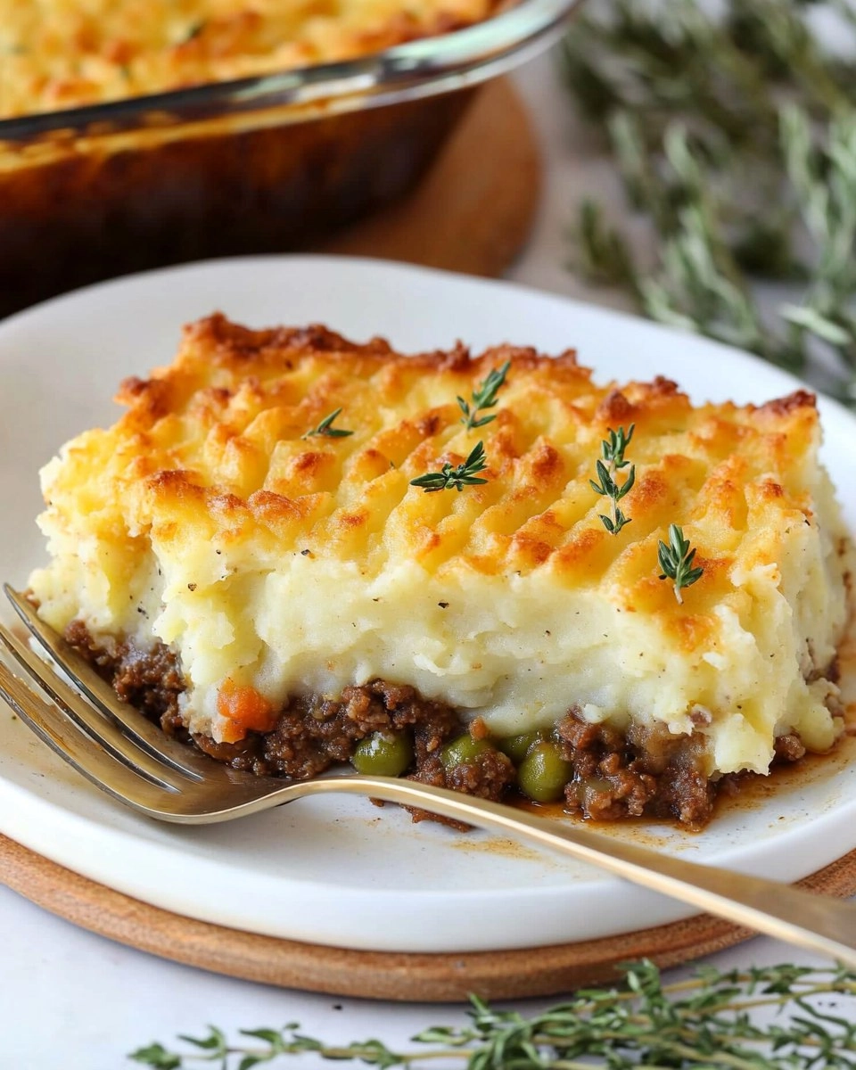 Easy Shepherd’s Pie with Cheesy Mashed Potato Topping