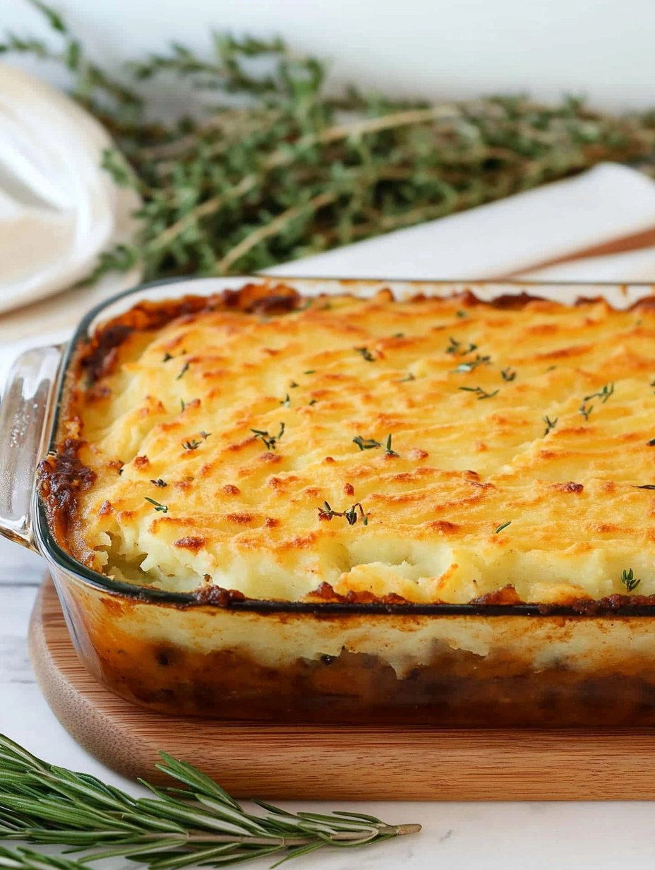Easy Shepherd’s Pie with Cheesy Mashed Potato Topping