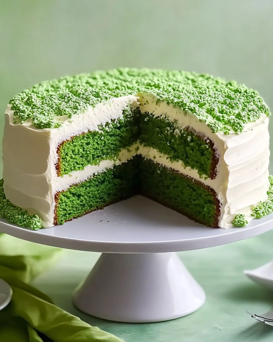 Green Velvet Cake