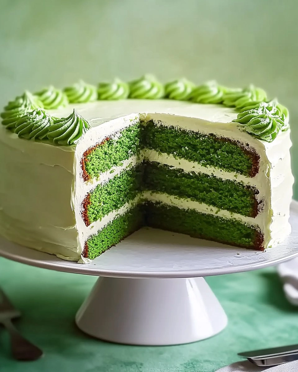 Green Velvet Cake