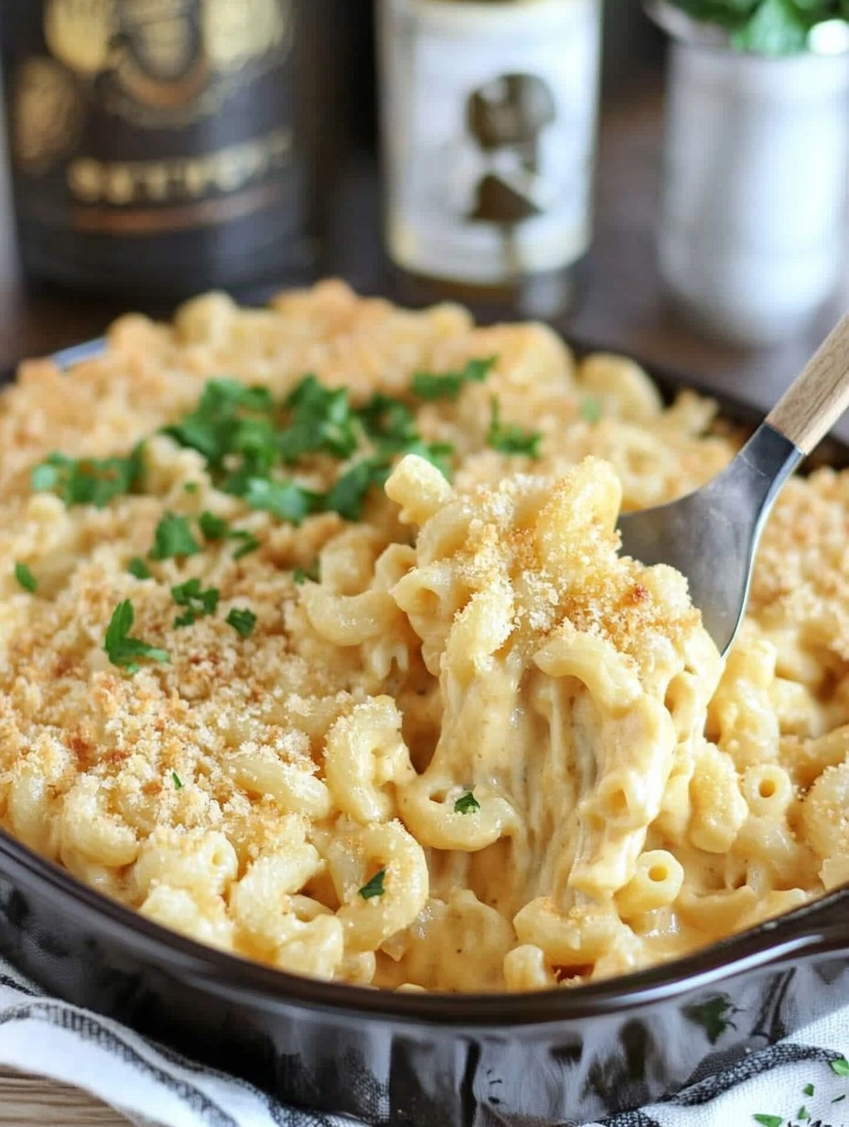 Irish Cheddar & Stout Mac and Cheese Bake 126 Irish Cheddar & Stout Mac and Cheese Bake