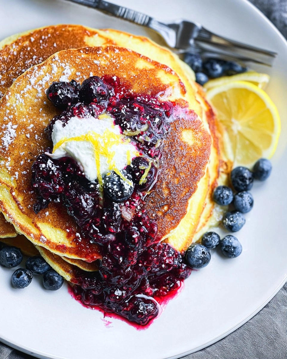 Lemon Ricotta Pancakes with Warm Berry Compote 4 Lemon-Ricotta-Pancakes-with-Warm-Berry-Compote-Recipe