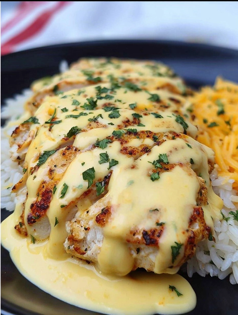 Mexican Chicken with Cheese Sauce