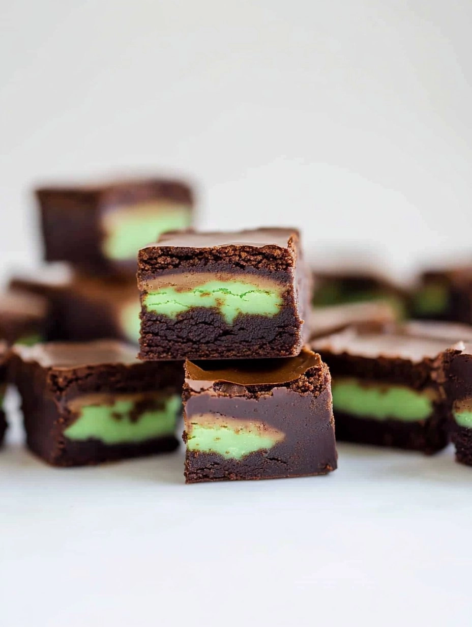 Mint Chocolate Brownies | Easy St Patrick's Day Fudgy Brownies 111 Mint Chocolate Brownies | Easy St Patrick's Day Fudgy Brownies
