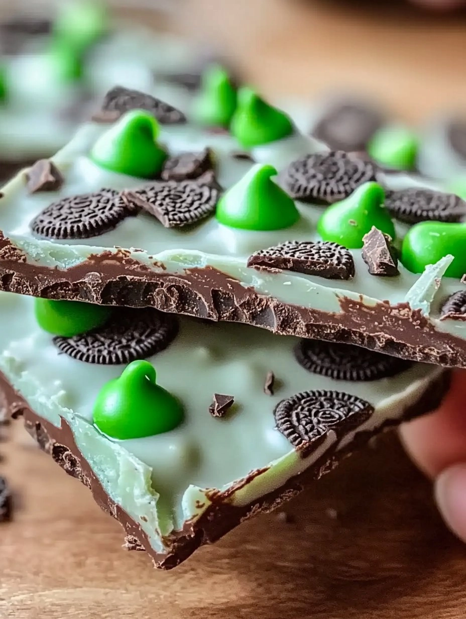Mint Oreo Chocolate Bark
