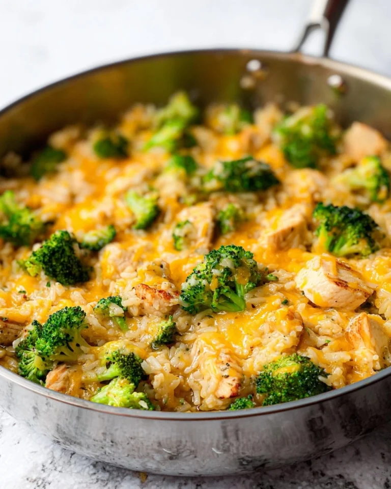 One-Pan-Cheesy-Chicken-Broccoli-and-Rice-Recipe