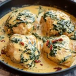 One-Pan Creamy Tuscan Chicken Thighs with Spinach & Sun-Dried Tomatoes 158 One-Pan-Creamy-Tuscan-Chicken-Thighs-with-Spinach-Sun-Dried-Tomatoes-Recipe