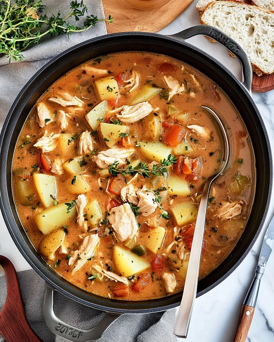 One-Pot Creamy Chicken & Potato Stew (Stovetop or Slow Cooker) 135 One-Pot Creamy Chicken & Potato Stew (Stovetop or Slow Cooker)