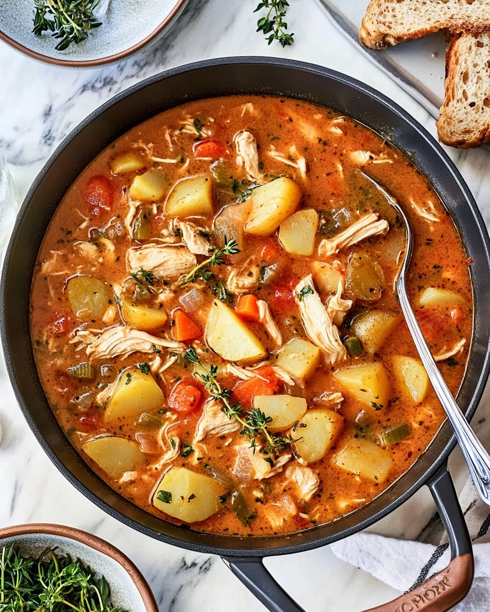 One-Pot Creamy Chicken & Potato Stew (Stovetop or Slow Cooker) 137 One-Pot Creamy Chicken & Potato Stew (Stovetop or Slow Cooker)