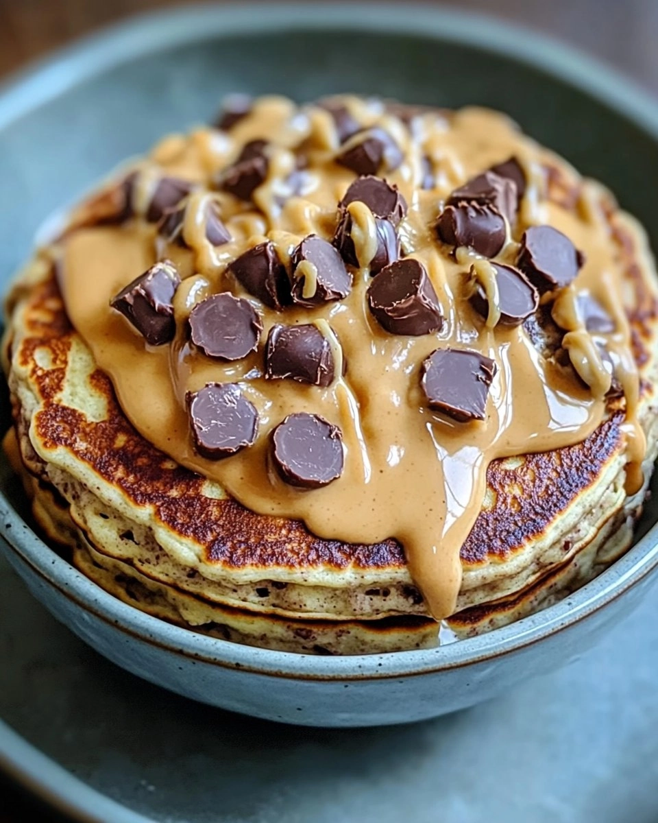 Peanut Butter Cup Protein Pancake Bowl