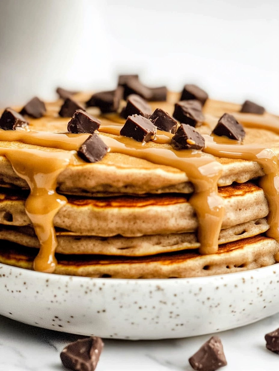 Peanut Butter Cup Protein Pancake Bowl