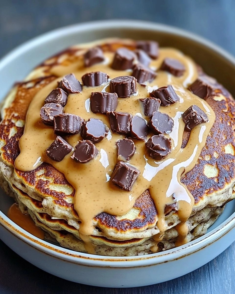 Peanut Butter Cup Protein Pancake Bowl