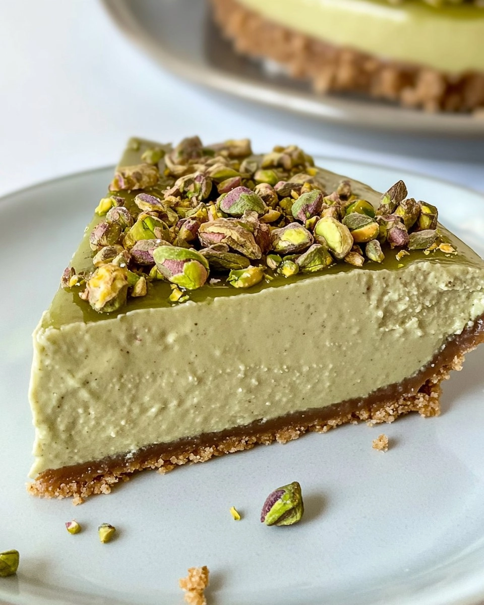 Pistachio Cheesecake | Easy No-Bake Green Dessert 110 Pistachio Cheesecake | Easy No-Bake Green Dessert