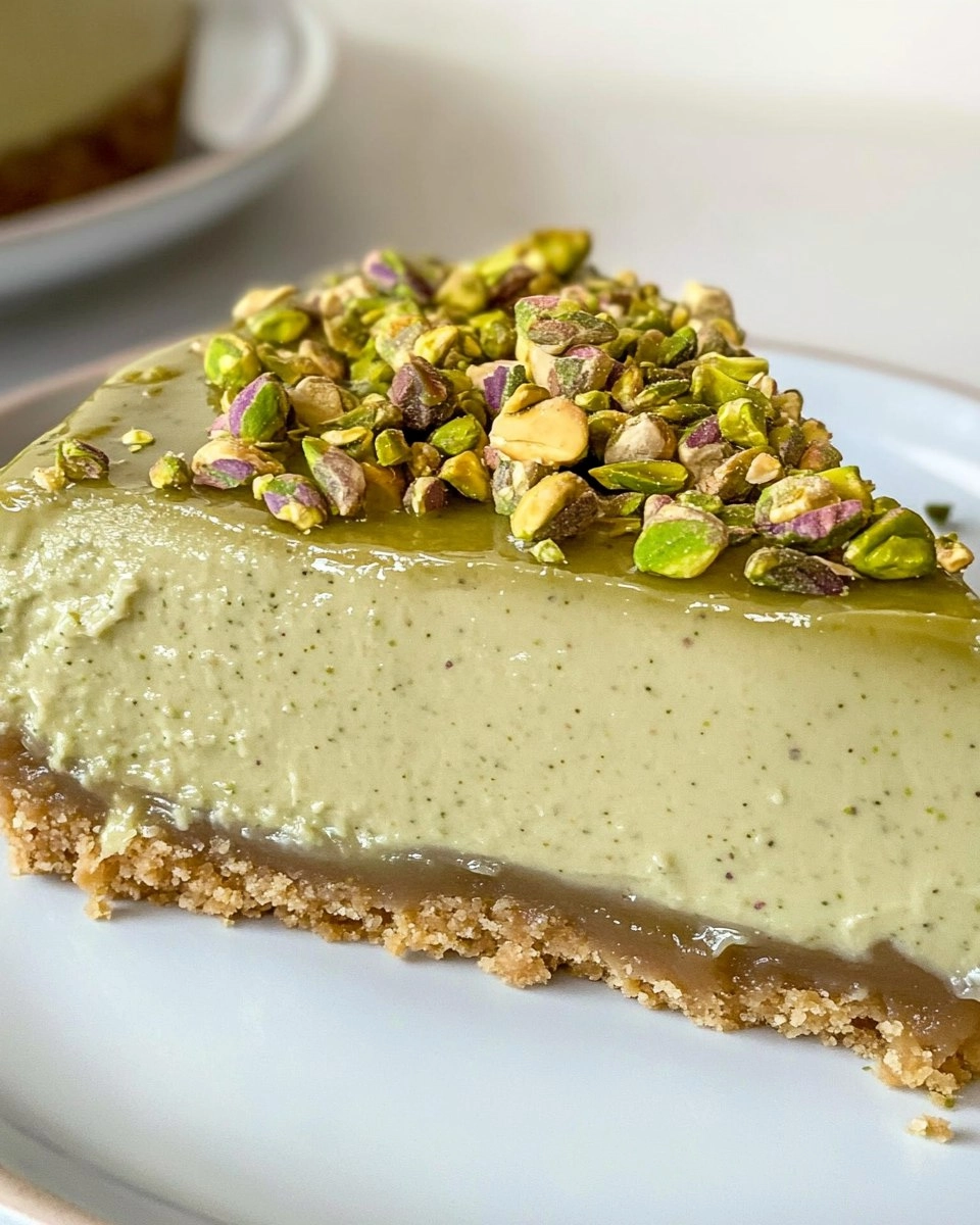 Pistachio Cheesecake | Easy No-Bake Green Dessert 112 Pistachio Cheesecake | Easy No-Bake Green Dessert