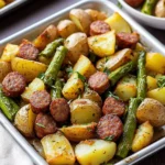 Sausage and Potato Sheet Pan Dinner | Easy One-Pan Meal 93 Sausage-and-Potato-Sheet-Pan-Dinner-Easy-One-Pan-Meal-Recipe