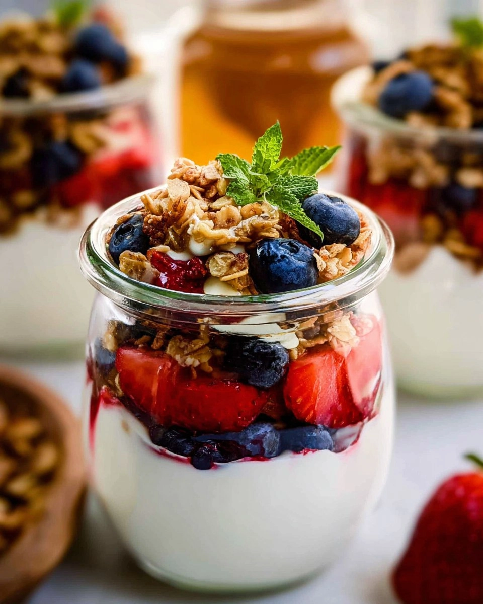 Simple Fruit & Yogurt Parfaits with Granola (Customizable) 14 Simple-Fruit-Yogurt-Parfaits-with-Granola-Customizable-Recipe