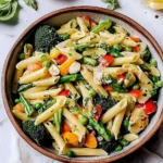 Spring Pasta Primavera | Fresh Vegetable Pasta with Light Sauce 148 Spring-Pasta-Primavera-Fresh-Vegetable-Pasta-with-Light-Sauce-Recipe